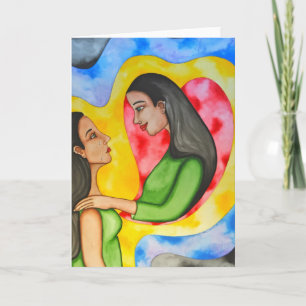 Carte Ecoutez la voix aimante en intérieur par Rita Loyd