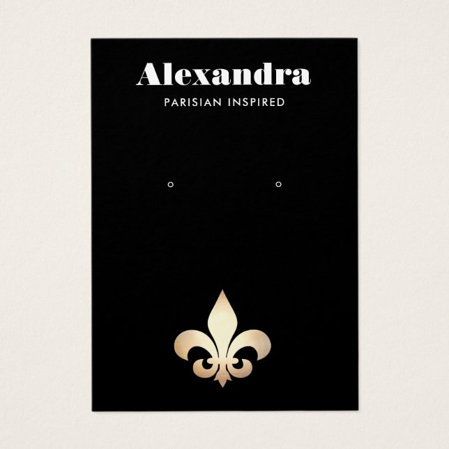 Carte Écran Fleur De Lis (Devant)