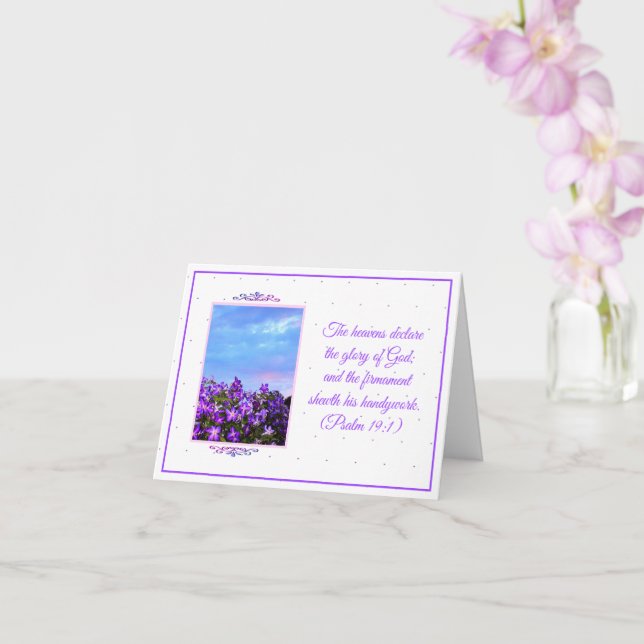 Carte Écriture inspirante Coucher de soleil de fleurs vi (Orchidée)