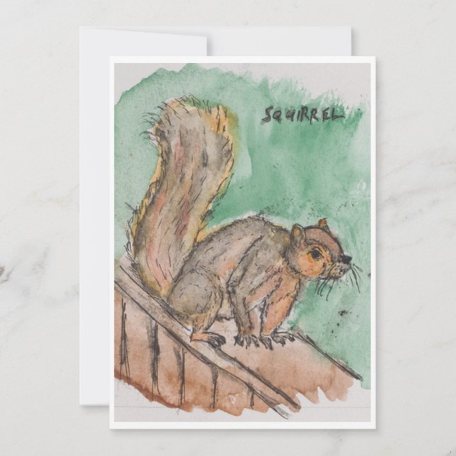 Carte Écureuil (Devant)