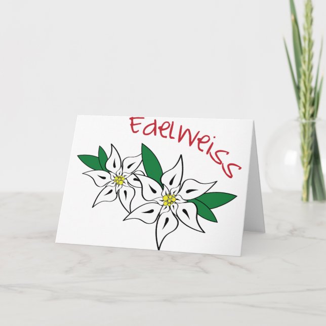 Carte Edelweiss (Devant)