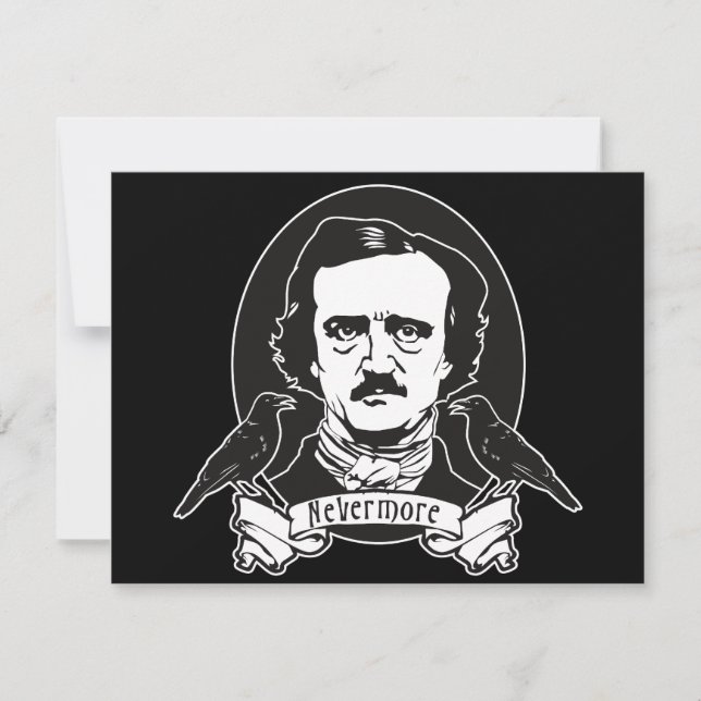 Carte Edgar Allan Poe (Devant)