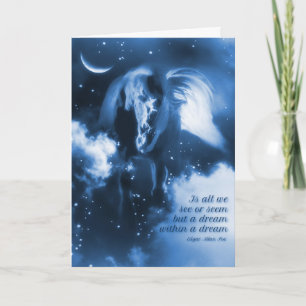 Carte Edgar Allan Poe A Dream Within A Dream With Horse 