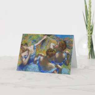 Carte Edgar Degas - Blue Dancers