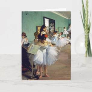 Carte Edgar Degas - Classe Danse