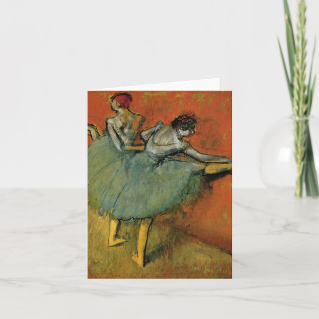 Carte Edgar Degas | Danseurs au Bar (Devant)