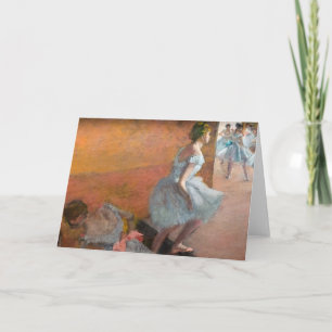 Carte Edgar Degas - Danseurs Escalade d'un escalier