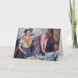 Carte Edgar Degas - Femmes en repassage