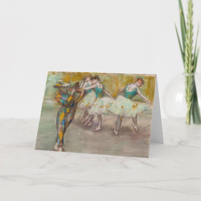 Carte Edgar Degas - Harlequin Dance (Devant)