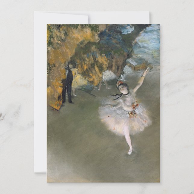 Carte Edgar Degas - L'Étoile, Ou Danseuse Sur La Scène (Devant)