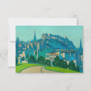 Carte Édimbourg, capitale écossaise (par George Henry)