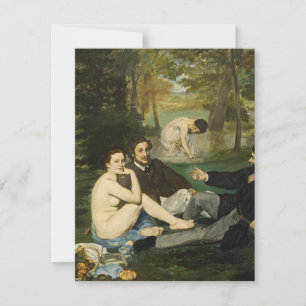 Carte Edouard Manet - Déjeuner Sur L'Herbe