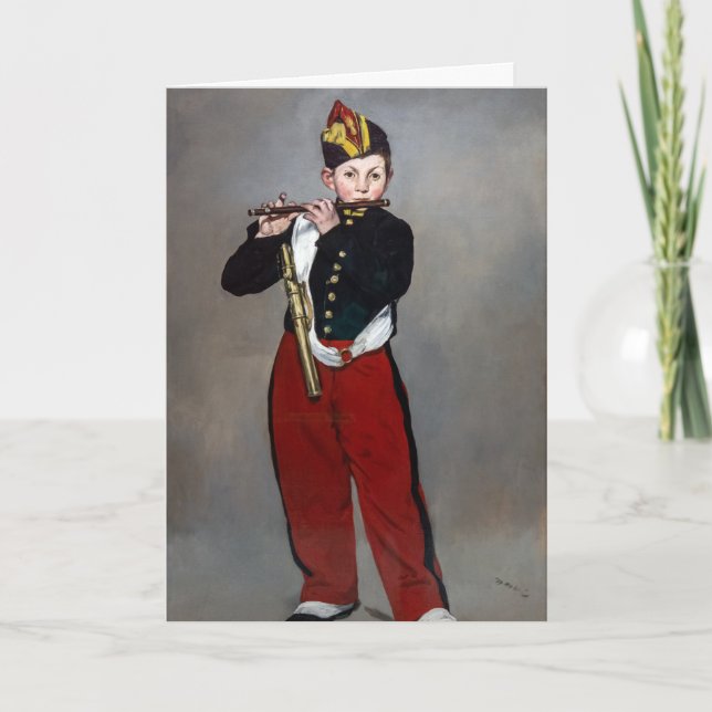 Carte Edouard Manet - Le Fifer / Jeune Flutiste (Devant)