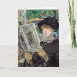 Carte Edouard Manet - Lecture Femme