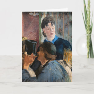 Carte Edouard Manet - Serveuse de bière