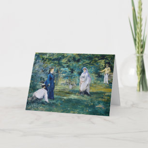 Carte Edouard Manet - Un jeu de Croquet