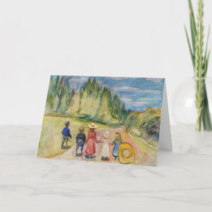 Carte Edvard Munch - La forêt Fairytale