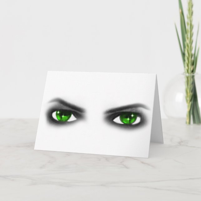 Carte Eerie Green Eyes (Devant)