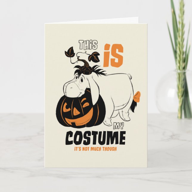Carte Eeyore | C'est mon costume (Devant)