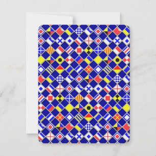 Carte Effet 3D À damiers Motif de carreaux de drapeau na