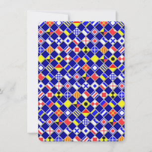 Carte Effet 3D À damiers Motif de carreaux de drapeau na