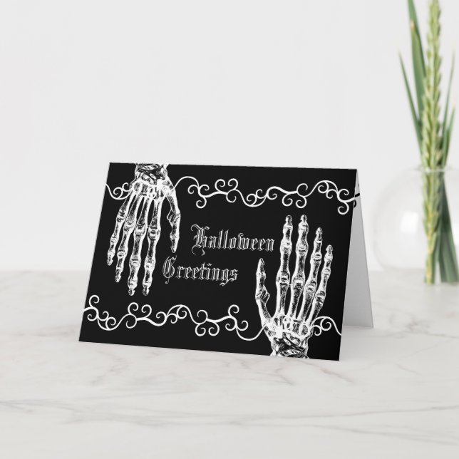 Carte Éffrayantes mains zombies (Devant)