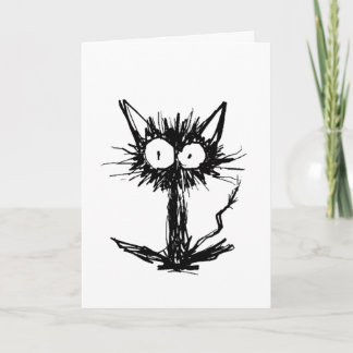 Carte Effrayez le chat noir