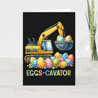Carte Eggscavator Easter Egg Hunt Construction Trucks To