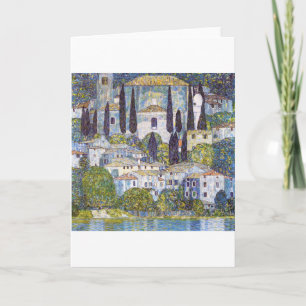 Carte Église à Cassone, Gustav Klimt