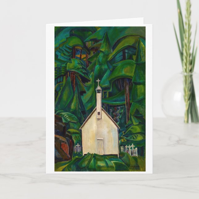Carte Église indienne | Emily Carr | (Devant)