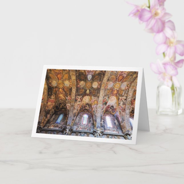 Carte Église San Nicolás, ville de Valence, Espagne (Orchidée)