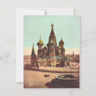 Carte Église St. Basile, place Rouge Moscou