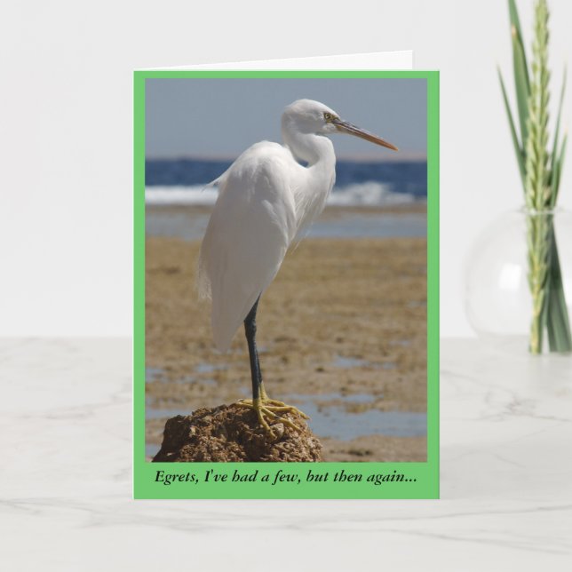 Carte Egret (Devant)