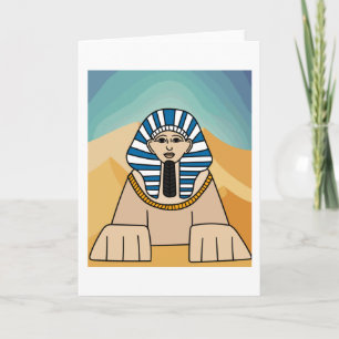 Carte Égypte Sphinx Pharaopyramides Intemporel