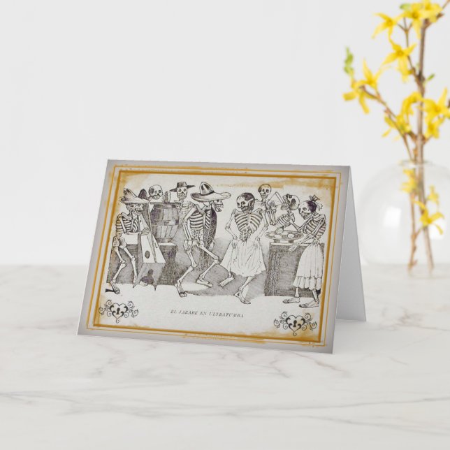 Carte El Arabe en ultratumba (Fleur jaune)