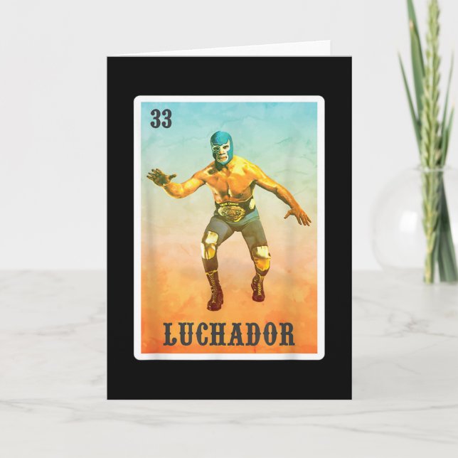 Carte El Wrestler Lucha Libre - Mexique Luchador (Devant)