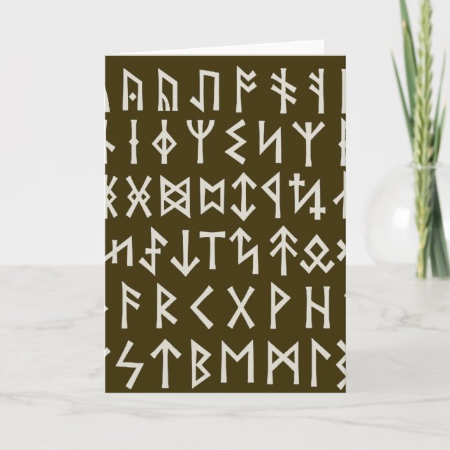 Carte Elder Futhark Runes (Devant)