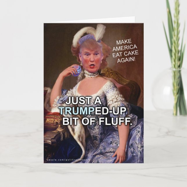 Carte Élection anti-Donald Trump Marie Antoinette 2020 (Devant)