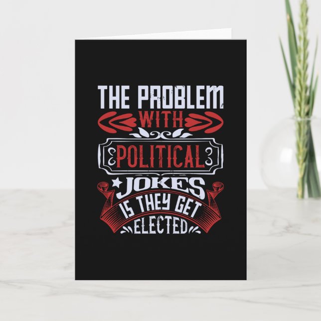 Carte Élections américaines - Des blagues politiques se  (Devant)