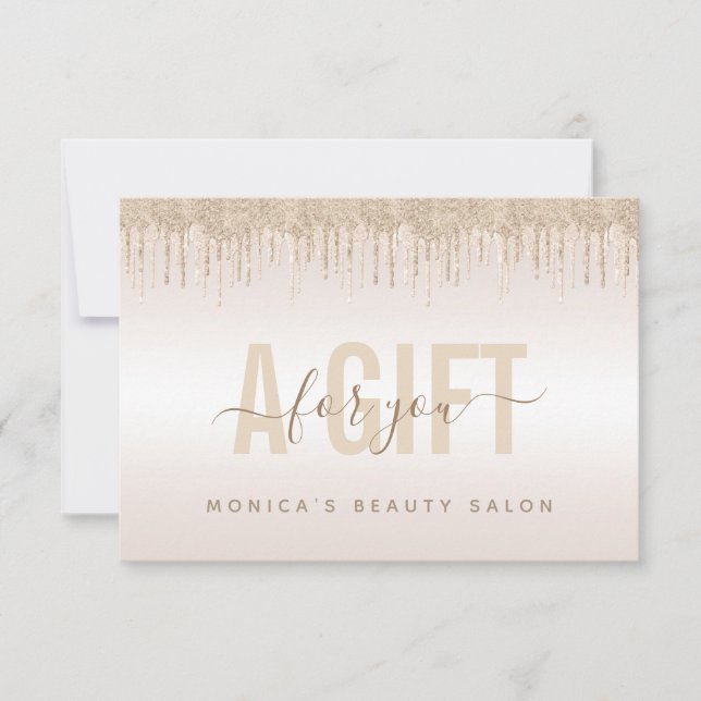 Carte Elégant Champagne Parties scintillant Driving Beau (Devant)