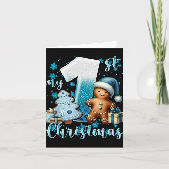 Carte Elegant Christmas Watercolor Snow Toddler T Shirt  (Devant)