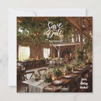CARTE ELEGANT COUNTRY SAVE DATE CARD