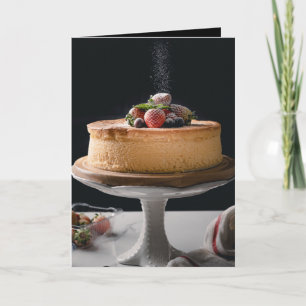 Carte Élégant gâteau d'anniversaire