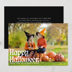 Carte Elégant Halloween photo Halloween
