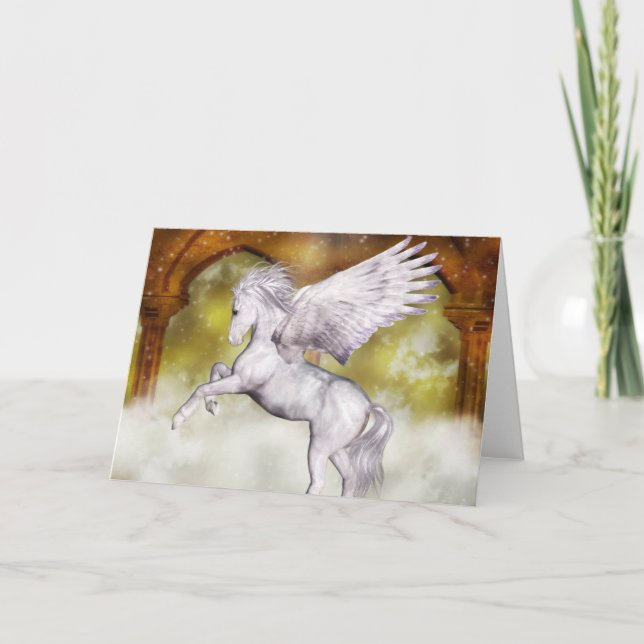 Carte Élégant Pegasus (Devant)