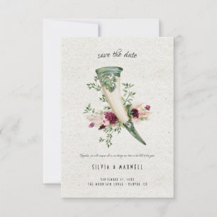 Carte Élégant Viking Wedding Enregistrer la date
