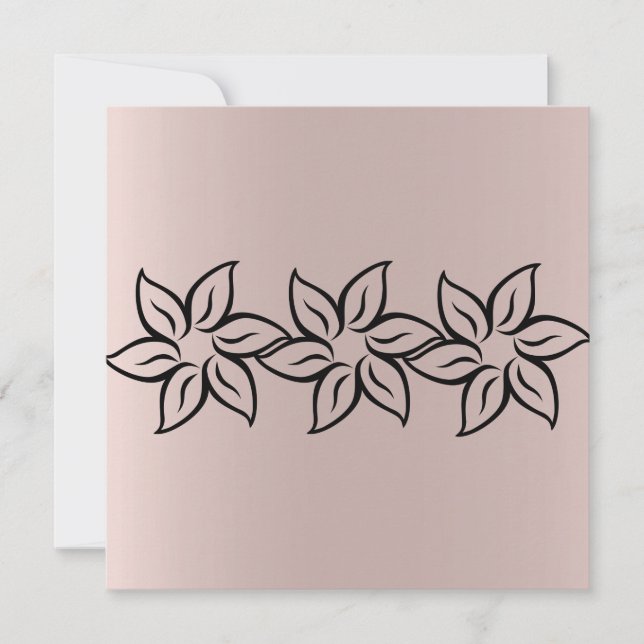 Carte Elégant violet brillant Fleur moderne obtenir cart (Devant)