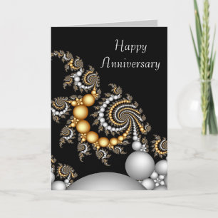 Carte élégante d'anniversaire