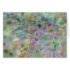 Carte élégante de fleurs