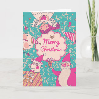 Carte élégante de Joyeux Noël
